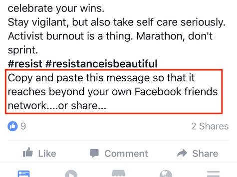 People Are Tricking Facebook By Copy And Pasting Not Sharing