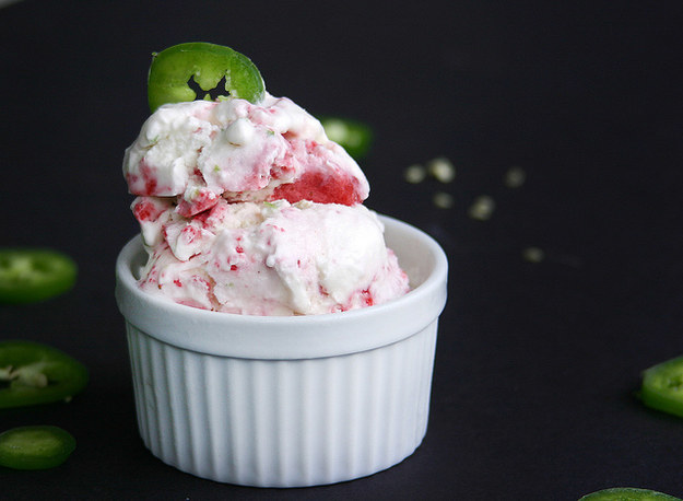 Strawberry Jalapeno Gelato