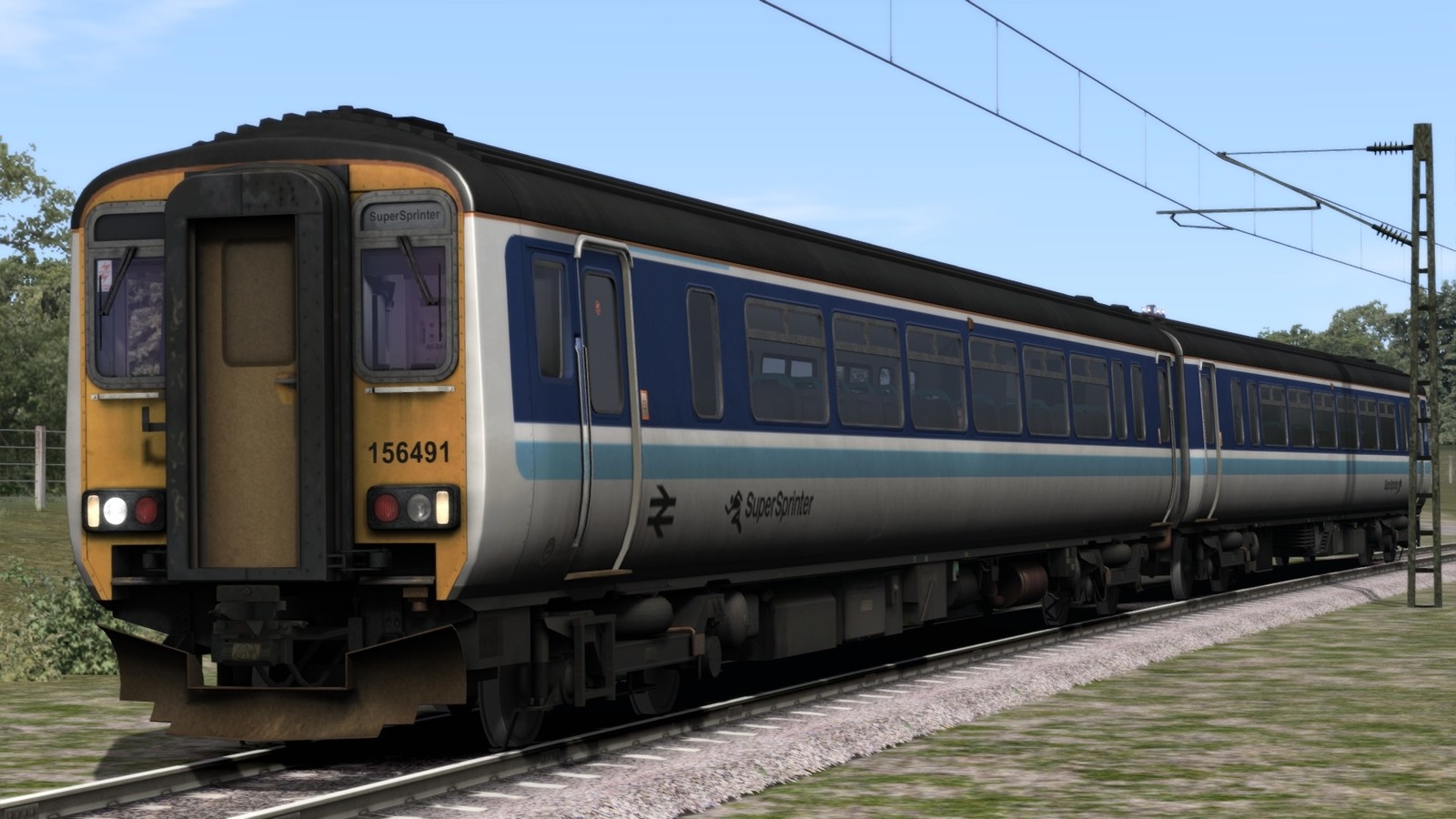 In the 1980s British Rail and their contractors built a million billion diesel and electric multiple units that all looked pretty similar (apart from those horrible things above), but this is probably the nicest one to travel in (depending on the configuration of the seats inside - some are vile and more in need of a good wash than Pete Doherty). But in a game.Get it here