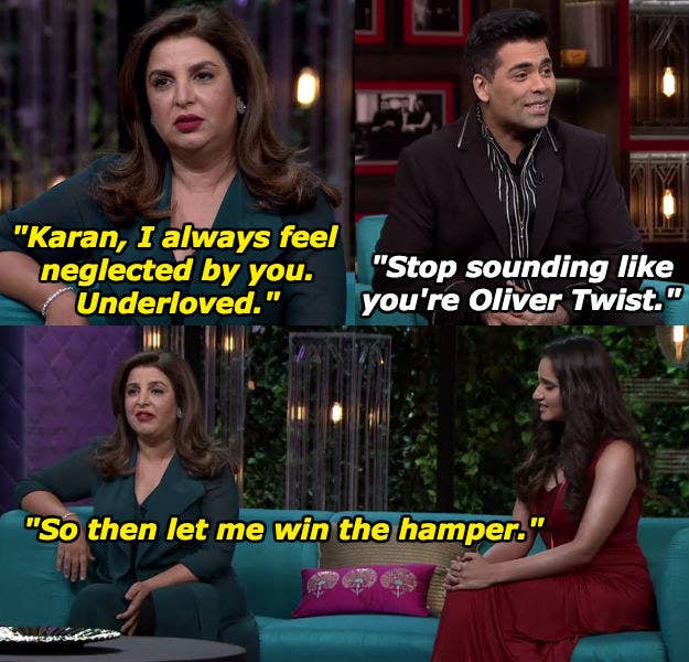 20 Hilarious Moments From Sania Mirza And Farah Khan S Koffee With Karan Episode The bollywood producer and host of the hit show recently invited farah khan and sania mirza on his show and quizzed sania regarding her marriage. 20 hilarious moments from sania mirza