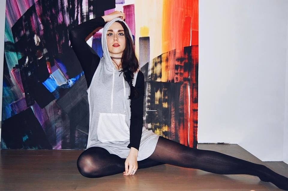 Channeling my inner Edie Sedgwick. Black tights and bodysuits are the only reason I won this challenge, FYI.