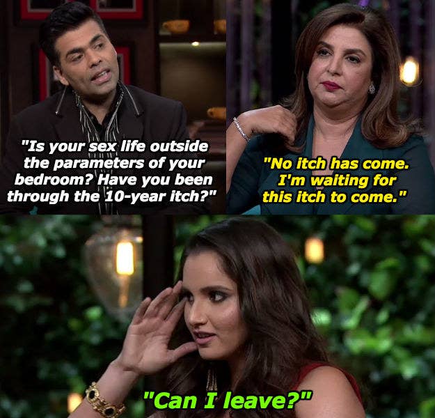 625px x 600px - 20 Hilarious Moments From Sania Mirza And Farah Khan's \