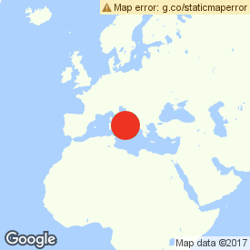 Map of Valletta, Malta