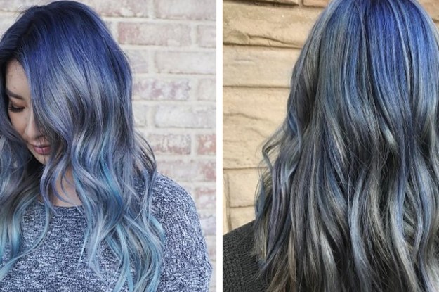blue hair trend 2021