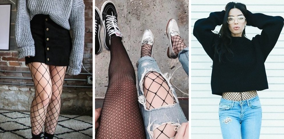 15 outfits perfectos que puedes usar con medias de red