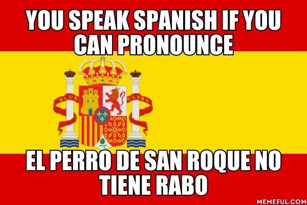 La erre rodada es solo una prueba más para que solo hablen español los elegidos.