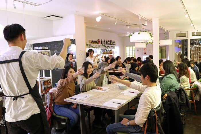2月4日に開催された「古代ローマ料理会」。参加者は30人超で会場は満員だった。