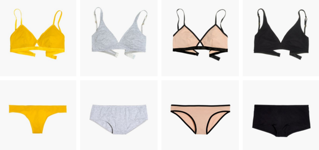 Bralettes will run you between $28 and $35, while undies — available in boyshort, bikini, thong, and hipster style — start at $12.50 a pair (or 3 for $33).
