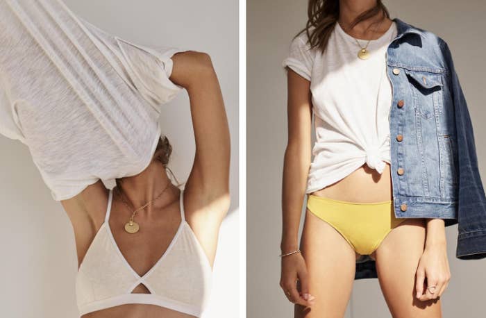 Madewell + 3-Pack Cotton-Modal® Bikini Undies Set