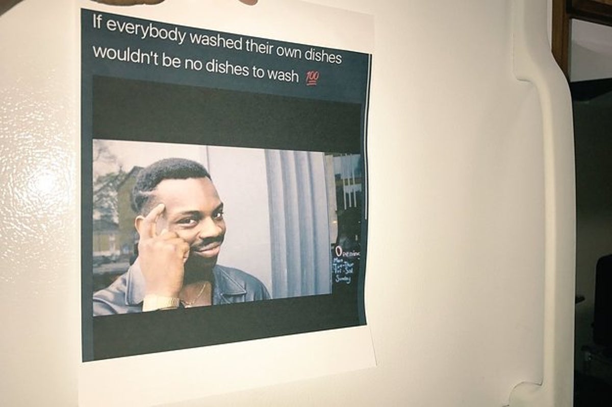 This Teen Printed Out A Profound Meme For Her Family To Do Dishes And People Are Inspired