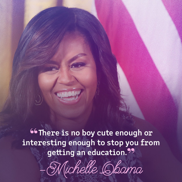Michelle Obama on education.