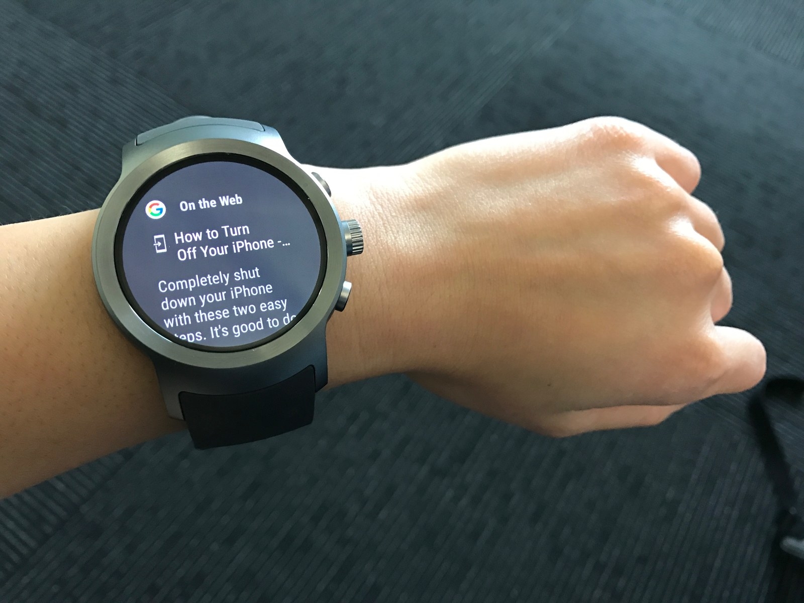 Android wear outlet 2.0 iphone