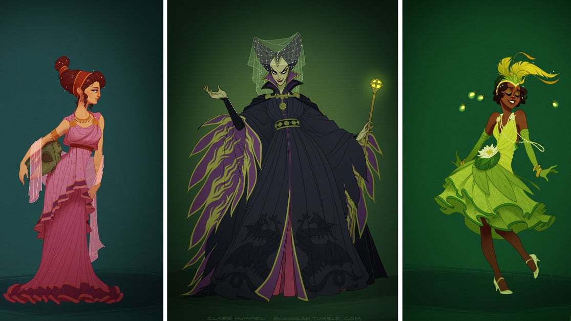 7 Disney Characters Dressed In Stunning Period Costumes