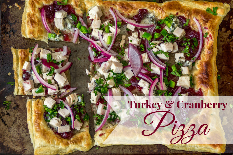 Turkey &amp; Cranberry Pizza