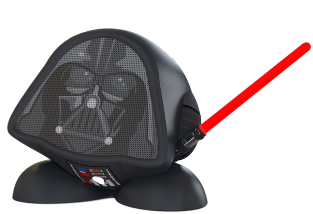 ¿Habías visto una bocina de Darth Vader tan tierna como esta? ($325).
