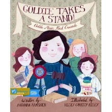 Golda Meir, the first female prime minister of Israel, started out as "Goldie" an outspoken nine year old in Milwaukee. Follow along as Goldie organizes her classmates to help immigrant families and others in need.