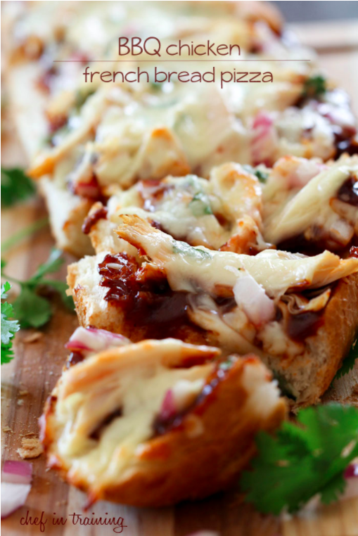 BBQ Chicken French Bread Pizza