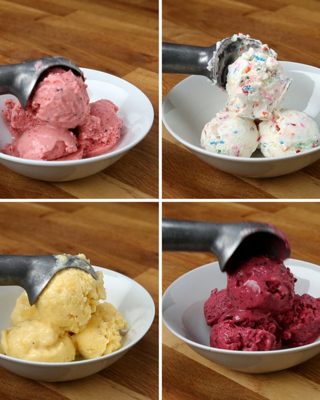Frozen Yogurt 4 Ways