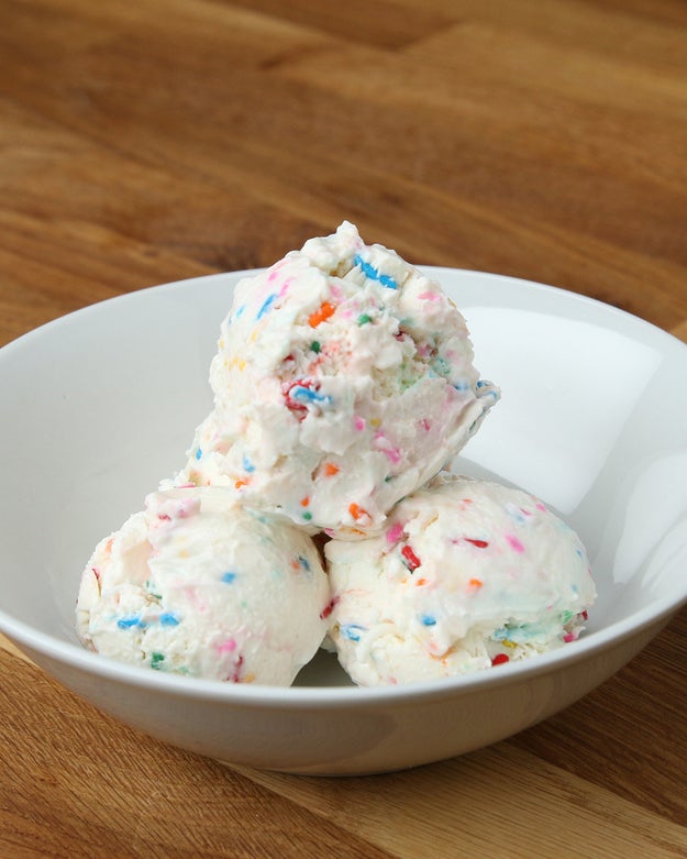 Cake Batter Frozen Yogurt