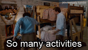 The thing that me and boyfriend do is watch shows online together. For example, our two main shows we watch, are Shameless, and Orange is the New Black. What we do is, we Skype, then we go to the show, and then press play at the same time. Although we're not physically together, we still have a ball watching it.