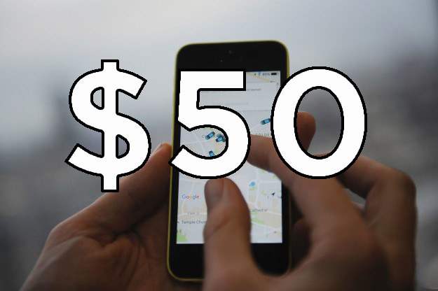 Por un trayecto de Uber por el que pagábamos $35 estamos pagando...