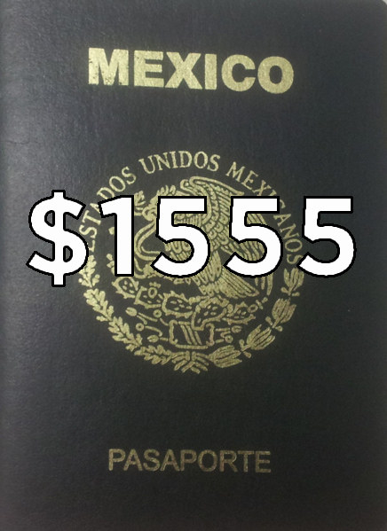 El precio de los pasaportes también subió. Uno de 6 años ahorita está en...