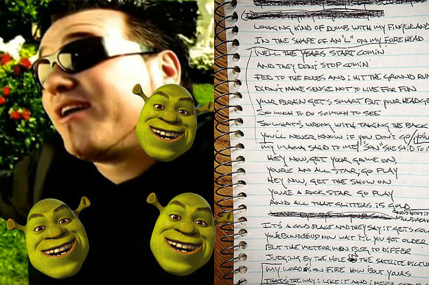 Holy Moly, Look At The Original Lyrics For Smash Mouth's 