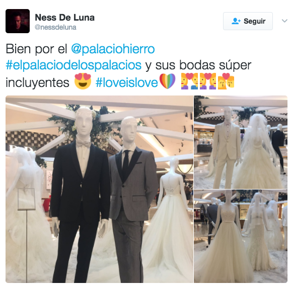 Y la gente que lo notó, celebró que la marca mostrara su apoyo a la comunidad LGBT.