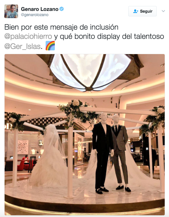 Porque, seamos honestos, hasta una pequeña muestra como un aparador en una tienda puede mandar un gran mensaje.