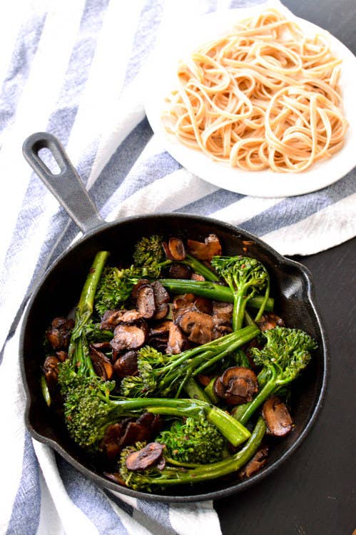 Serve this over soba noodles or quinoa. Recipe here.
