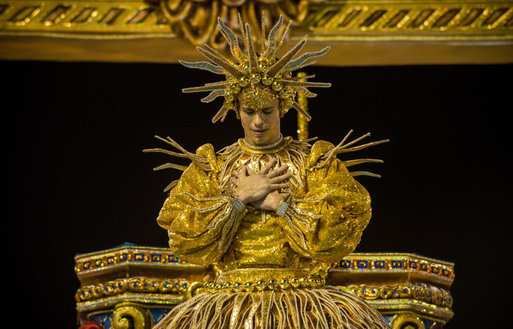 Desfile da São Clemente, no Rio de Janeiro.