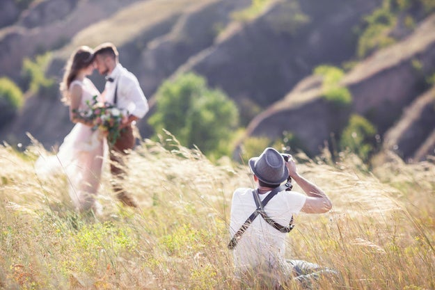 Maybe don't book your photographer for the ENTIRE wedding.