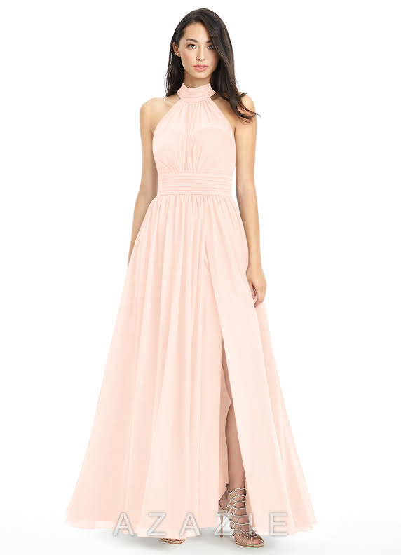 Azazie halter dress