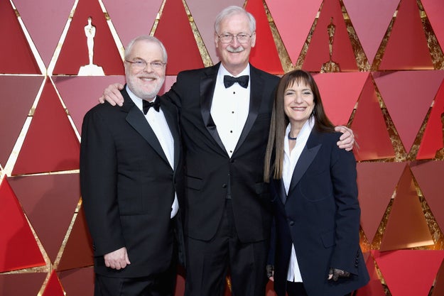 Moana directors Ron Clements and John Musker and producer Osnat Shurer