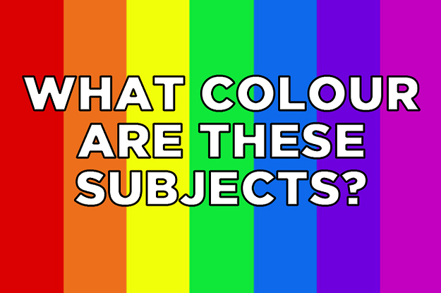 Do You See Subjects In Colours Like Everyone Else