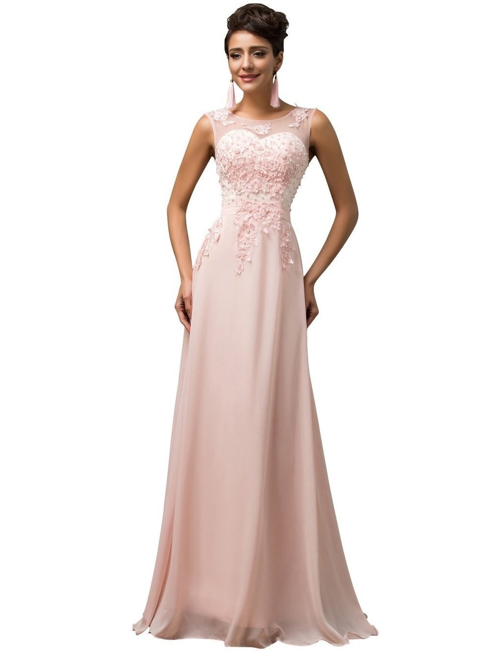 pink bridesmaid dresses amazon