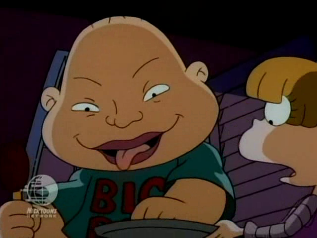 When Angelica has a nightmare about having a baby brother on Rugrats.