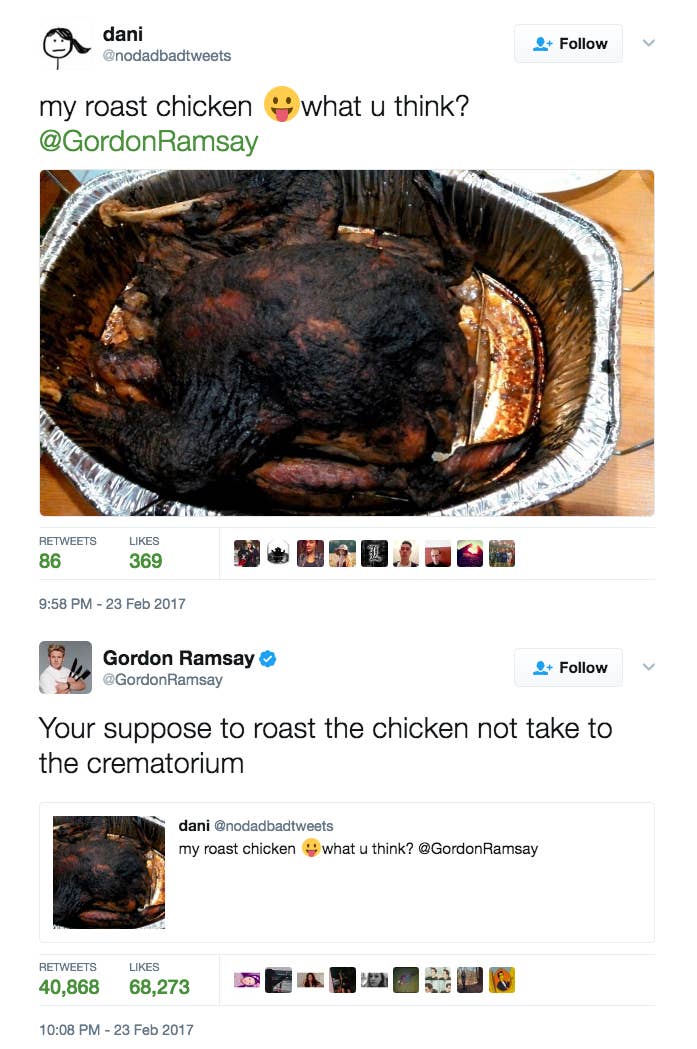 21 People Who Trolled Gordon Ramsay With Their Shitty Food Tweets