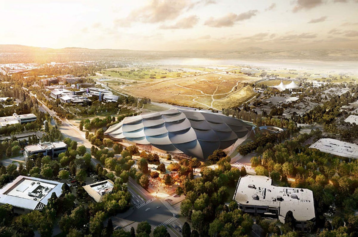 Inside Google's new Californian HQ with 'dragon skin' roof and space for  4,000 staff