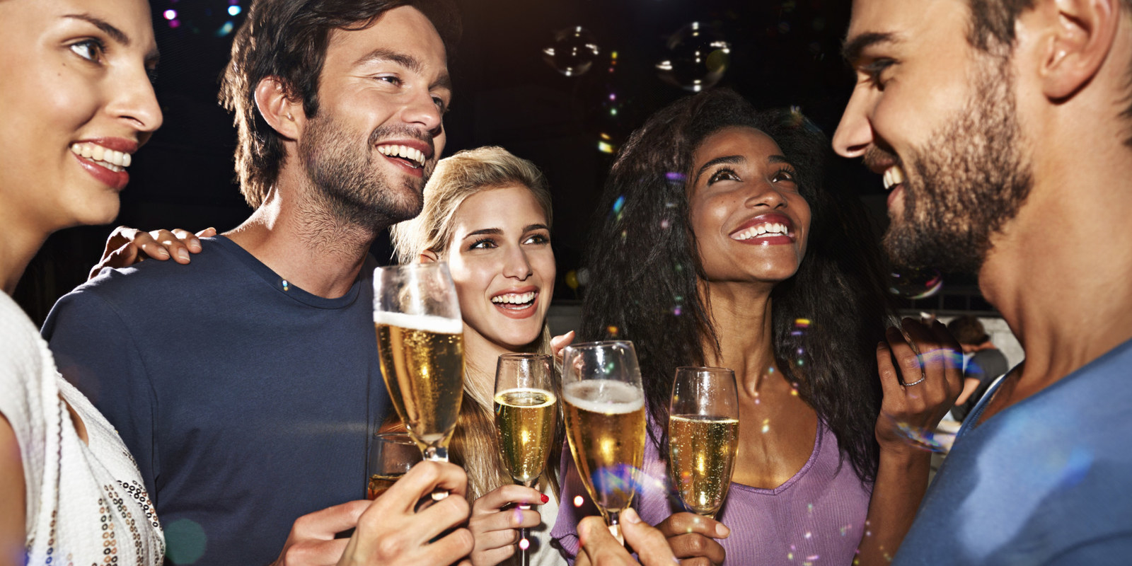 "We're so fun and just normal twenty-somethings having Friday night drinks and enjoying life." - Fun, normal twenty-somethings having Friday night drinks and enjoying life