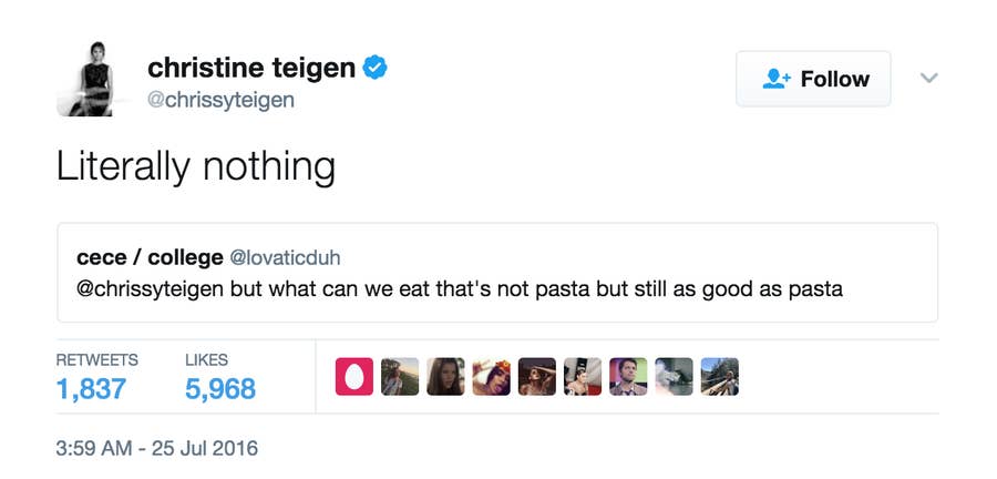 pic Chrissy Teigen Tweets Buzzfeed 100 hilarious chrissy teigen tweets we