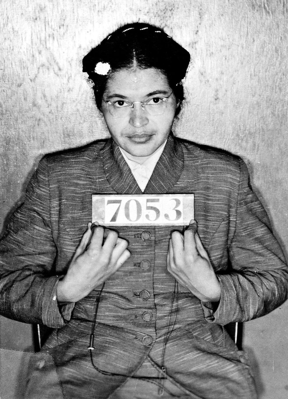 Rosa Parks, activist and icon of American civil rights.