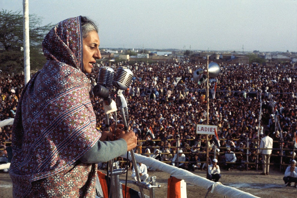 Indira Gandhi, the first and only female prime minister of India to date.