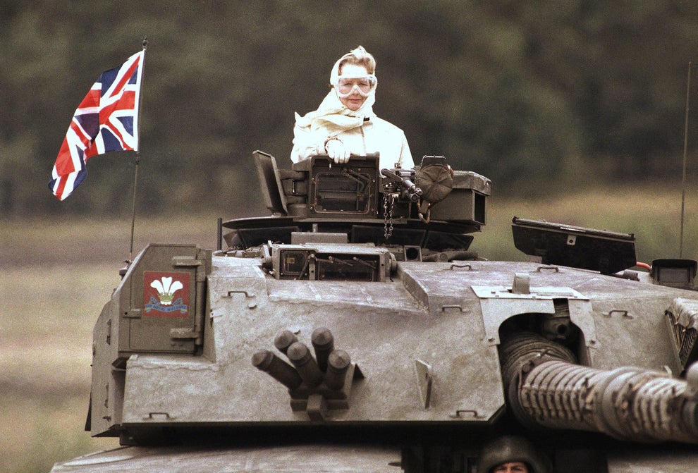 Margaret Thatcher, the first female British prime minister.