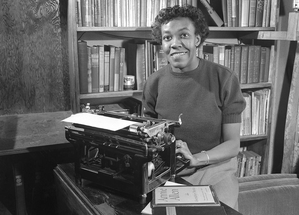 Gwendolyn Brooks, the first black woman to be awarded the Pulitzer Prize for poetry.