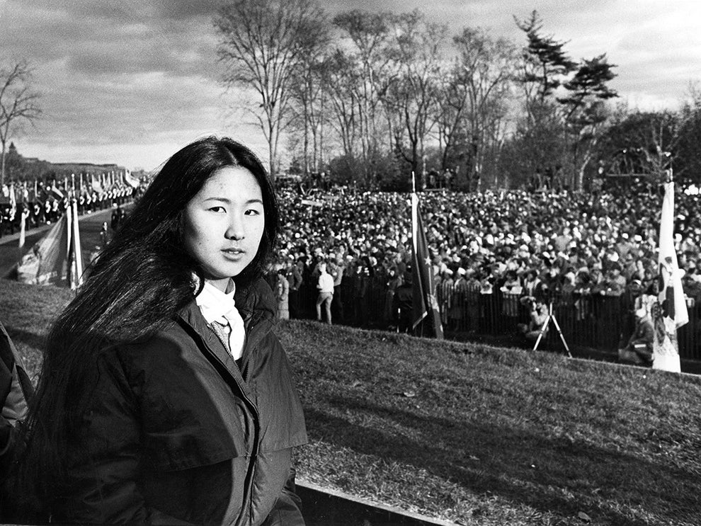 Maya Lin, artist, designer, and architect of the Vietnam Memorial.