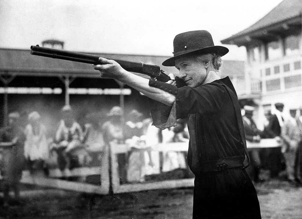 Annie Oakley, prodigy sharpshooter and American icon.