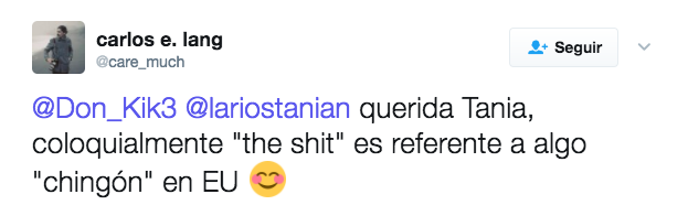 En respuesta a su queja, la gente se ofreció a darle unas clases de inglés.