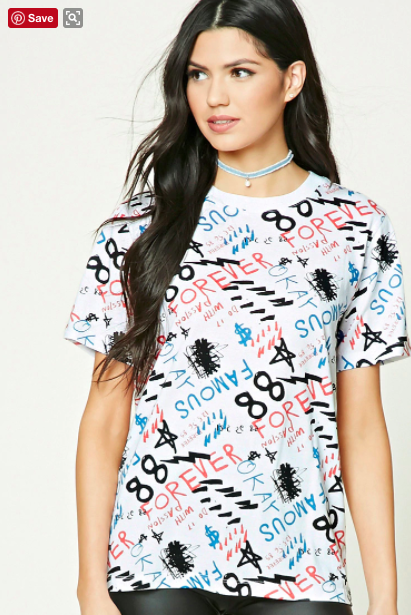 People are accusing Forever 21 of selling a shirt with Nazi symbology in it.