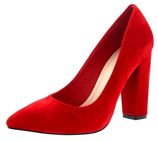 These perfect red pumps for when you need that pop of color.